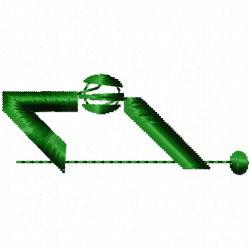 Sports Symbols Embroidery Design 7